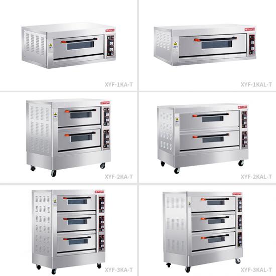 3 Decks 6 Trays Front S/S 350°C CE Commercial Electric Baking Oven TT-O39E  Chinese restaurant equipment manufacturer and wholesaler