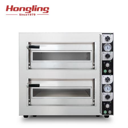 Double deck pizza oven,Commercial pizza oven,Bakery equipment for pizza