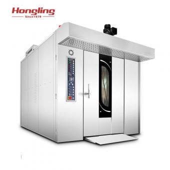 64 trays rotary rack oven,gas rotary rack oven,bakery equipment