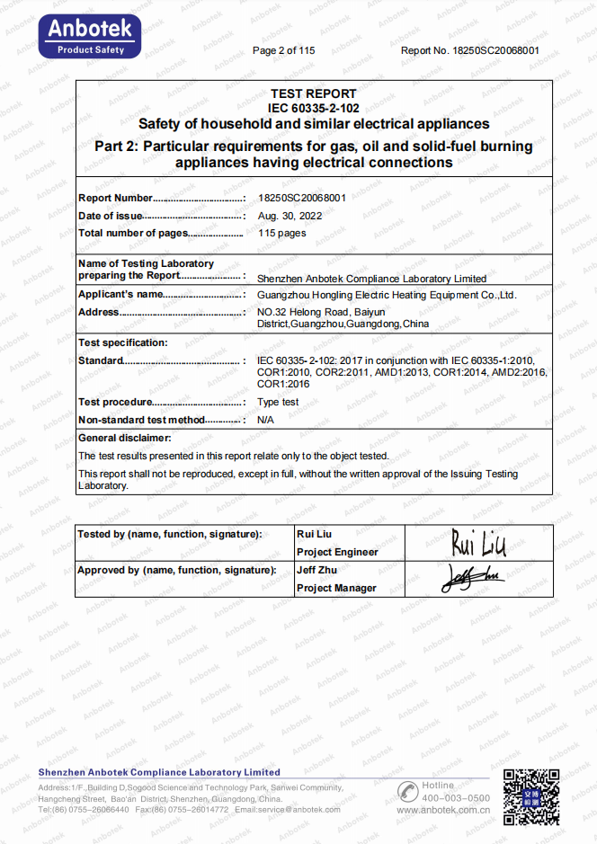 IEC TEST REPORT